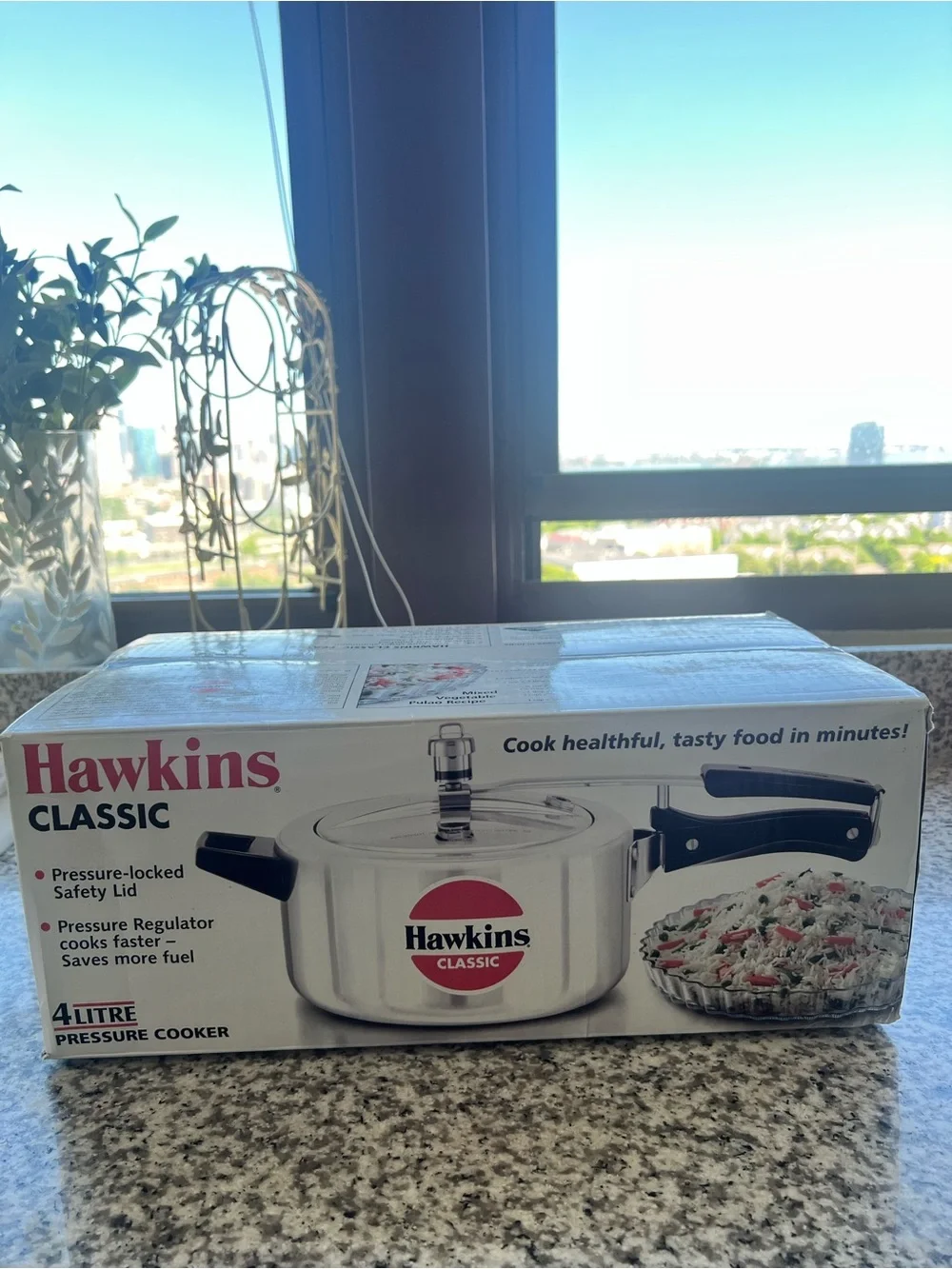 4-Litre Stainless Steel Pressure Cooker